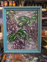 Grandma's Grapes - Framed
