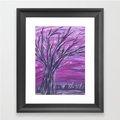 WINTER TREE at DUSK | 9x12in | Original Painting
