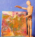 PAISLEY | Colorful Abstract Painting | 10x10in