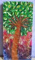 TREE of the COSMOS | Original Tree Painting | 8x16in