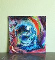 HURRICANE | Original Artwork on Canvas Panel | 12x12in
