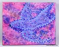 PSYCHEDELIC SPARROW | Original Sparrow Painting | 8x10 in