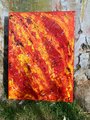 FIRE | Palate Knife Painting | 12x16in