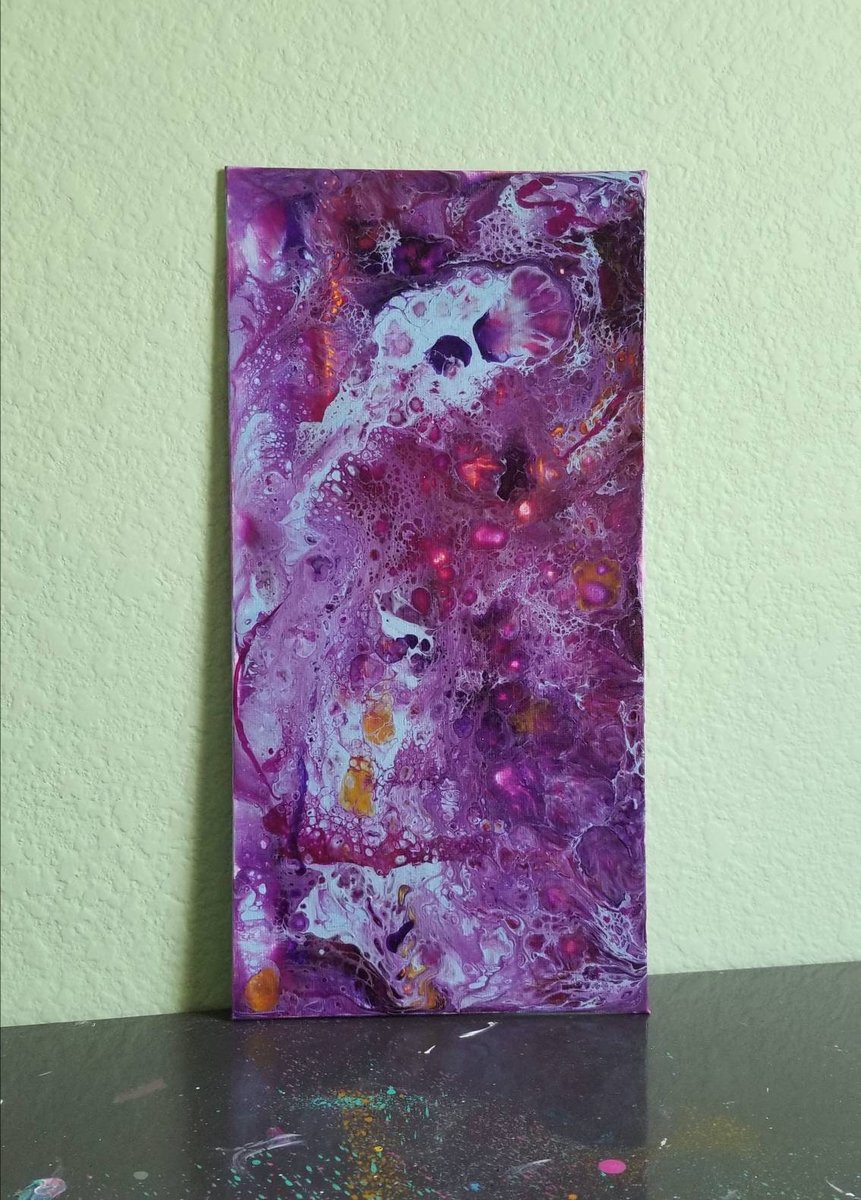 ABSTRACT ORIGINAL PAINTING | 6x12in | Art on Canvas Panel