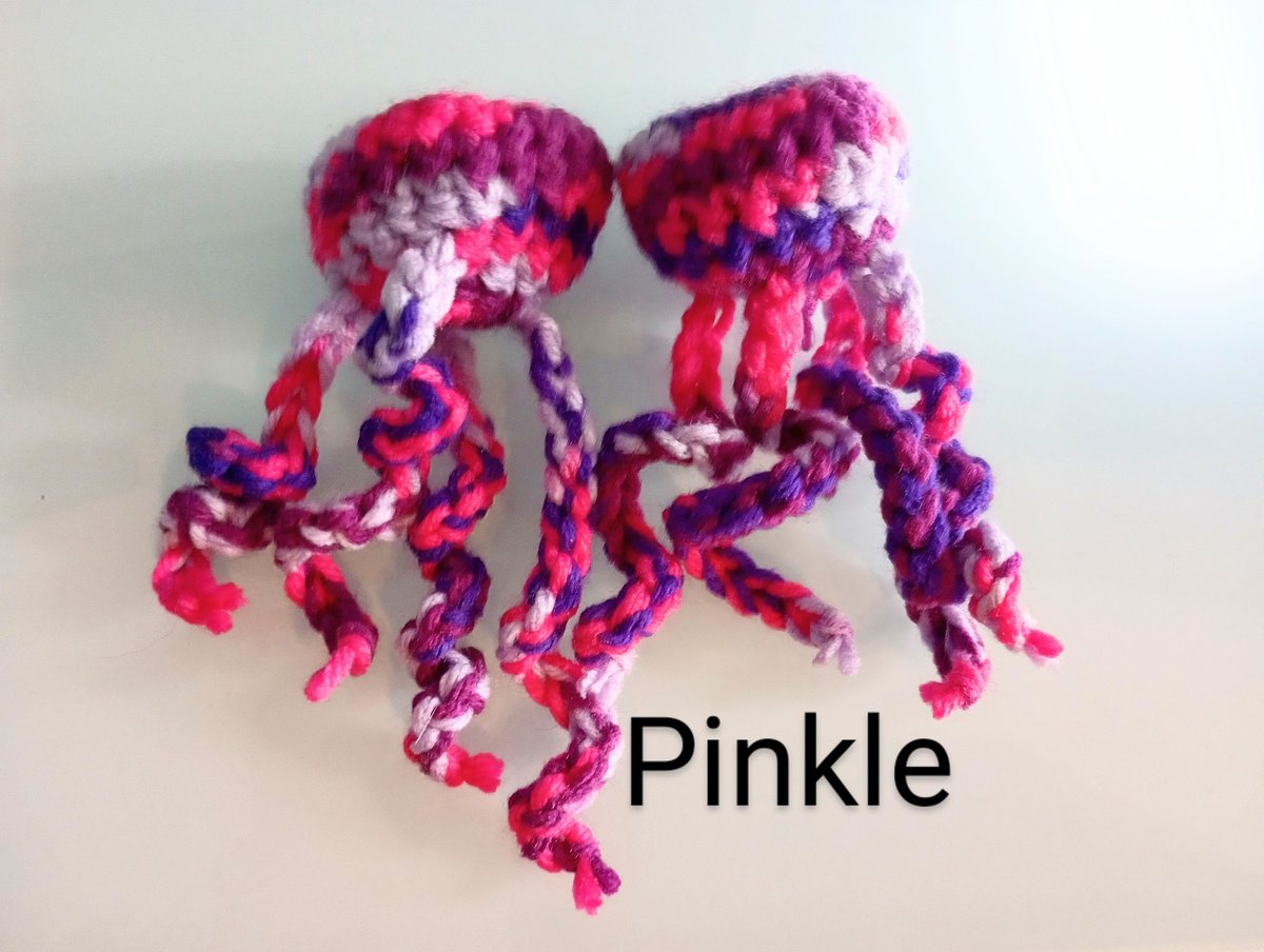 Cat toy, Jellyfish Catnip Toys, crocheted