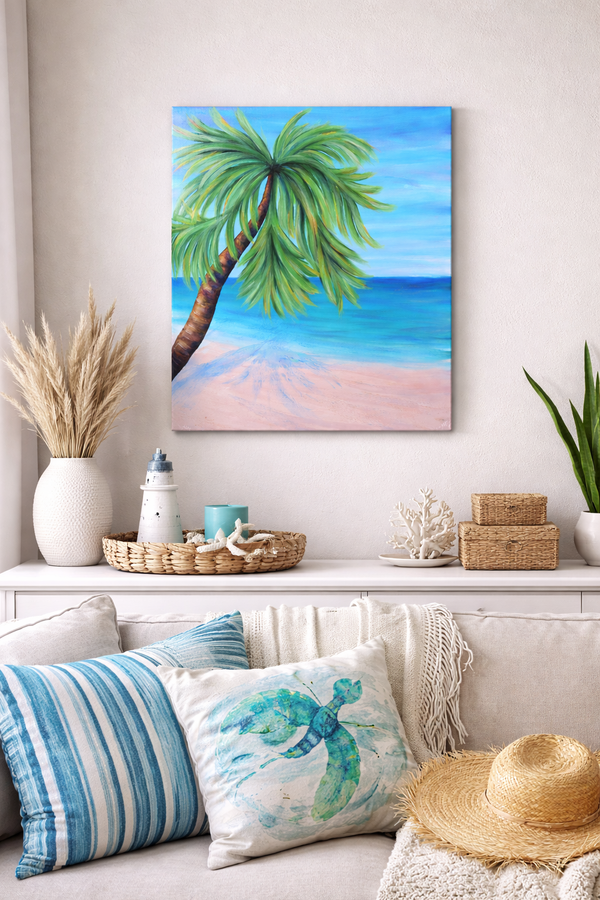 Palm Tree on the Beach 
