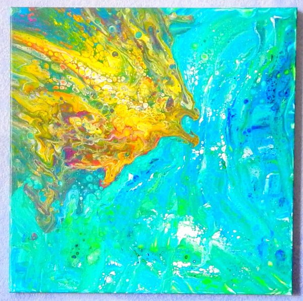 STING RAY | 20x20in | Original Painting on Canvas