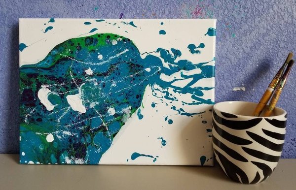 BRAIN MATTER | 9x12 | Original Artwork | Abstract Painting