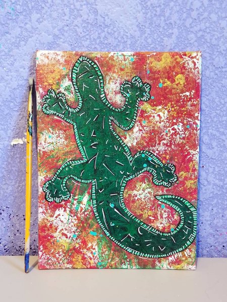 LIZARD | 6x8 | Original Artwork