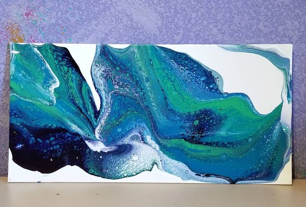 WAVE | 8x6 | Acrylic Pour Painting